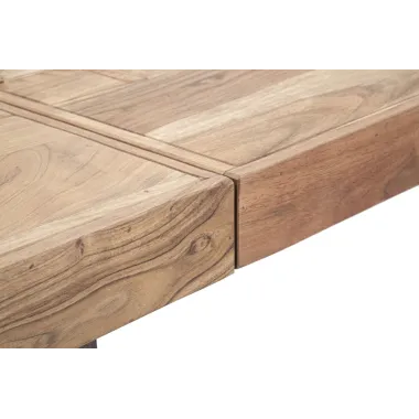 Stół jadalniany MUMBAI QUAD. ALL. 80x80x77 cm - Dł. T. 160 (AKACJA NILOTICA)